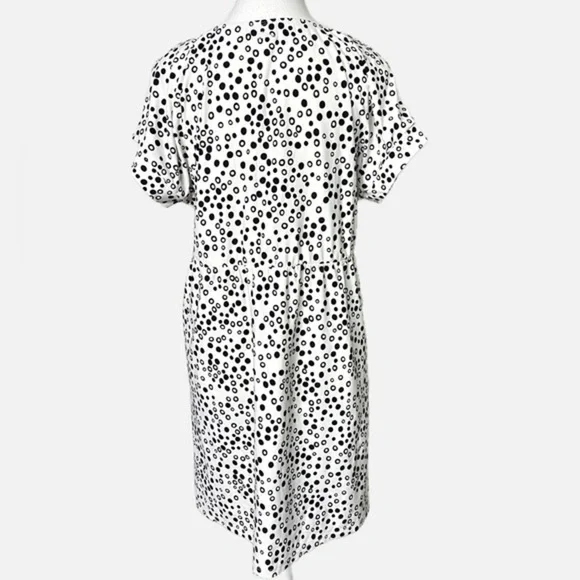 Athena Black White Polka Dot Athletic Dress - Picture 2 of 10